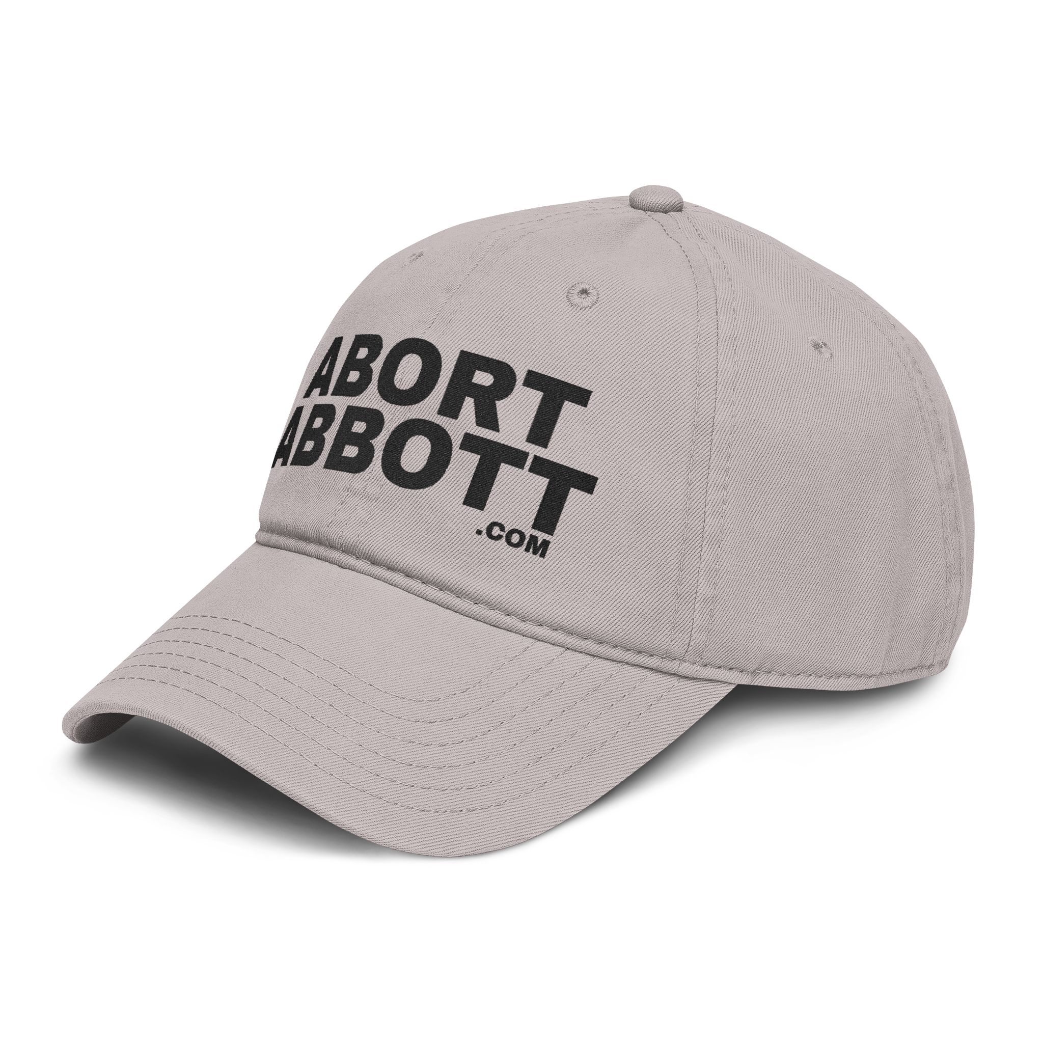 ABORT ABBOTT - Garment Washed Baseball Cap - LIGHT - Image 4