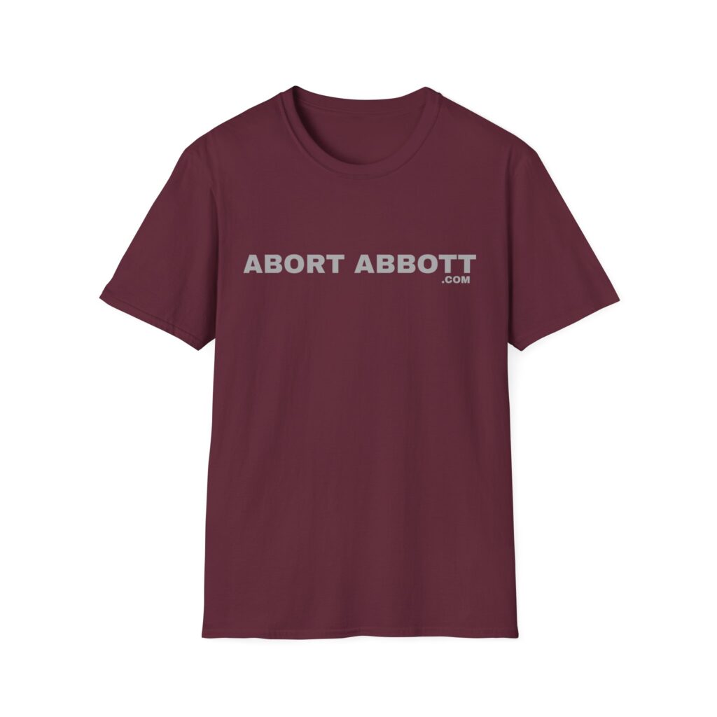 Copy of ABORT ABBOTT - Unisex Softstyle T-Shirt - DARK