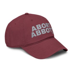 ABORT ABBOTT - Garment Washed Baseball Cap - DARK - Image 11