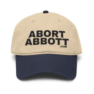 ABORT ABBOTT - Garment Washed Baseball Cap - LIGHT - Image 13