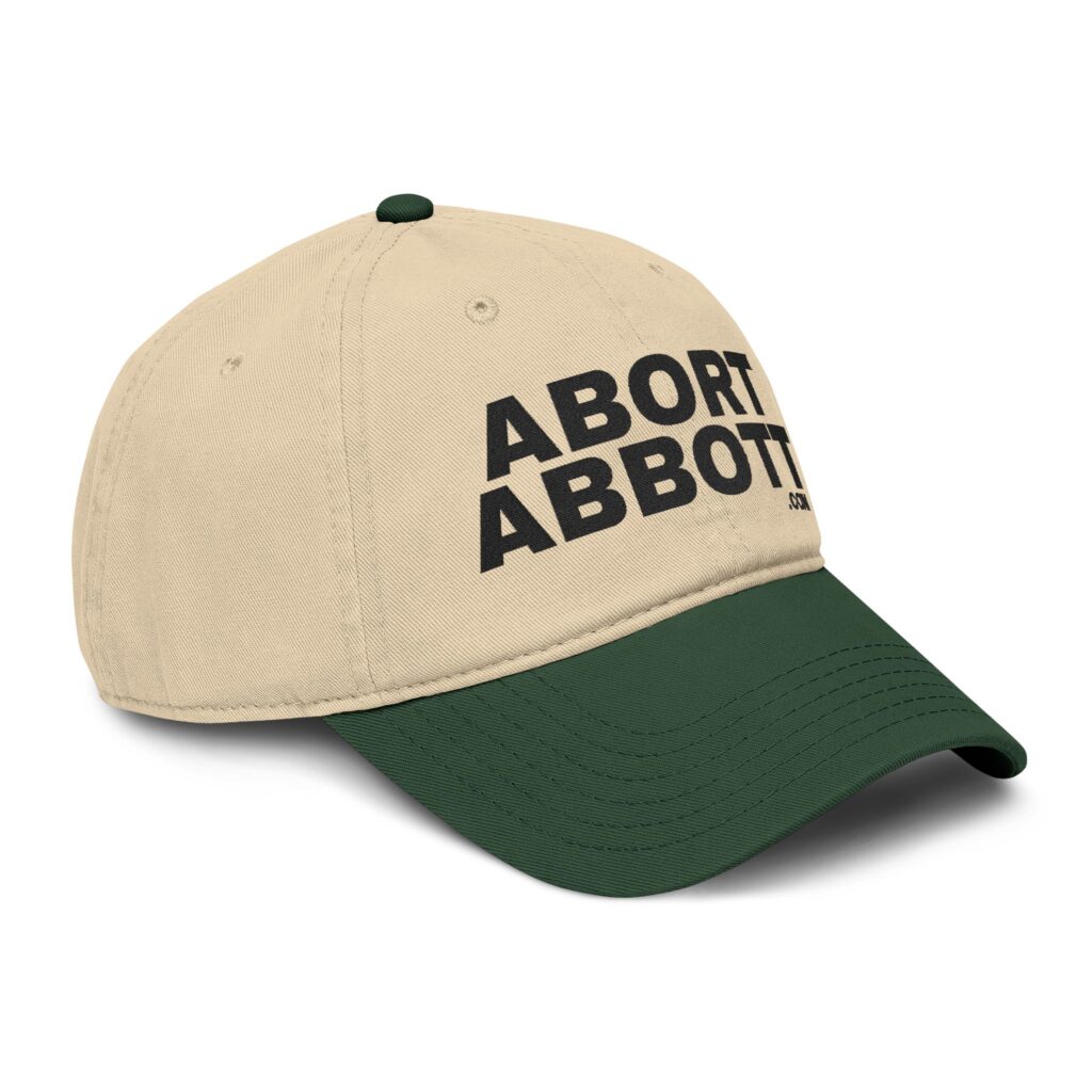 ABORT ABBOTT - Garment Washed Baseball Cap - LIGHT