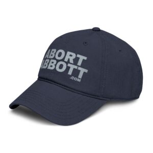 ABORT ABBOTT - Garment Washed Baseball Cap - DARK - Image 8