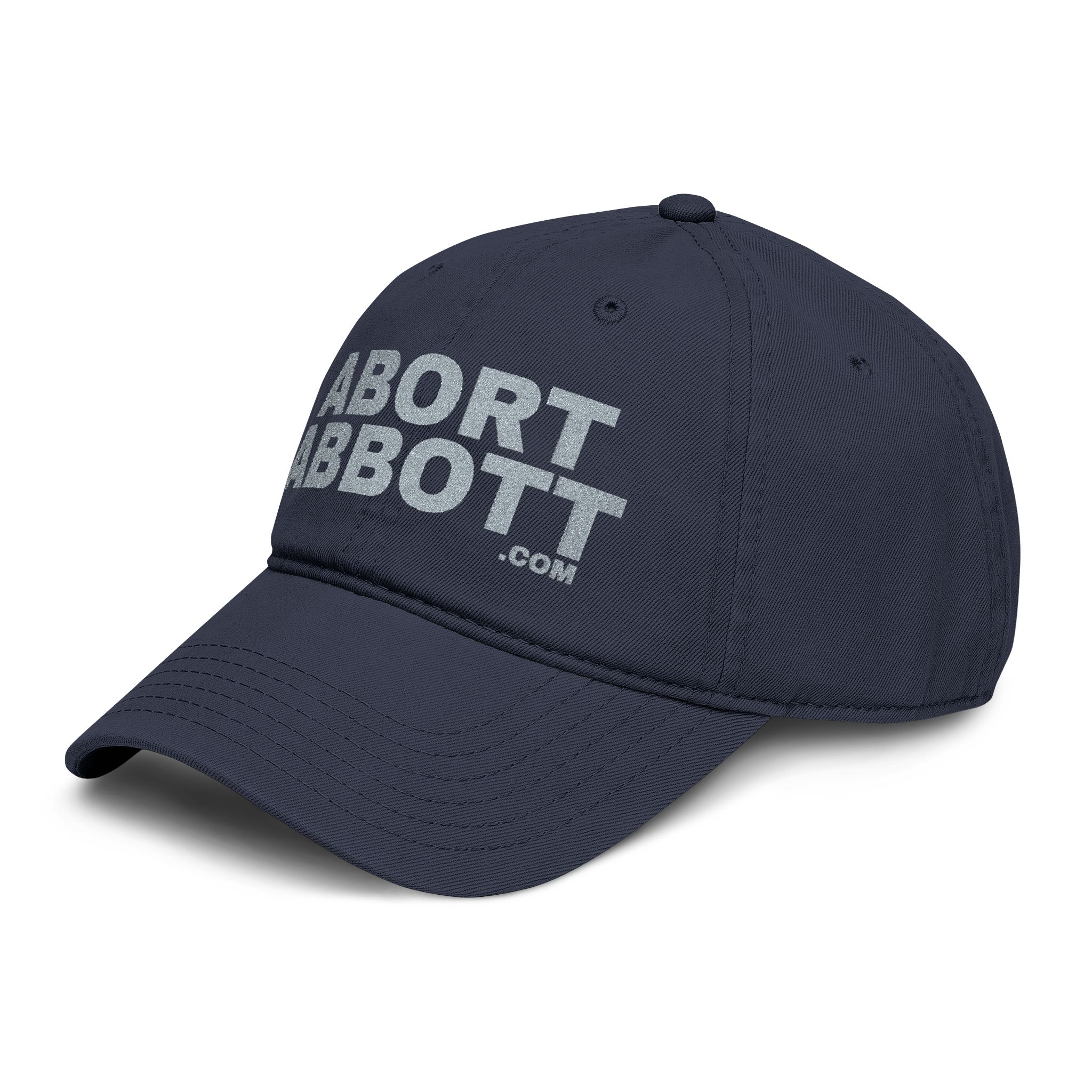 ABORT ABBOTT - Garment Washed Baseball Cap - DARK - Image 8
