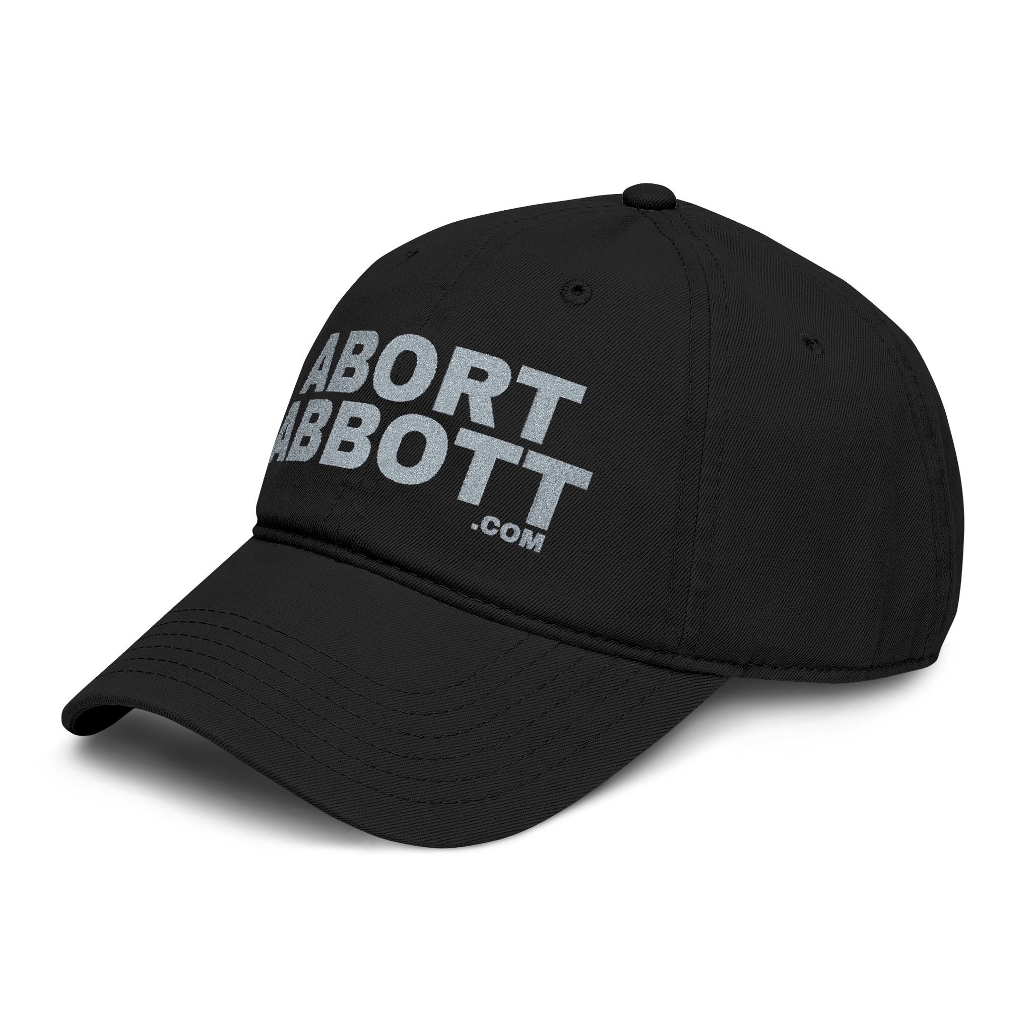 ABORT ABBOTT - Garment Washed Baseball Cap - DARK - Image 4