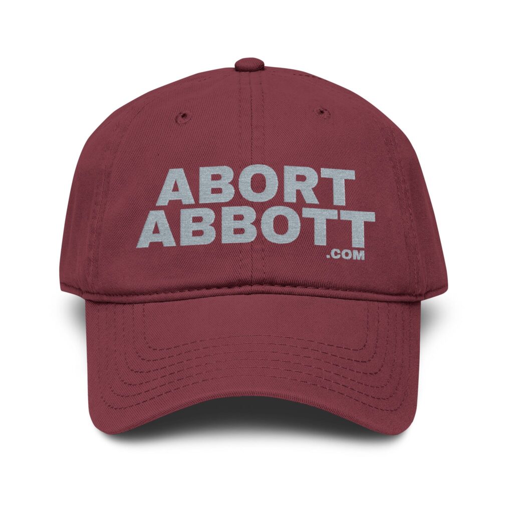 ABORT ABBOTT - Garment Washed Baseball Cap - DARK