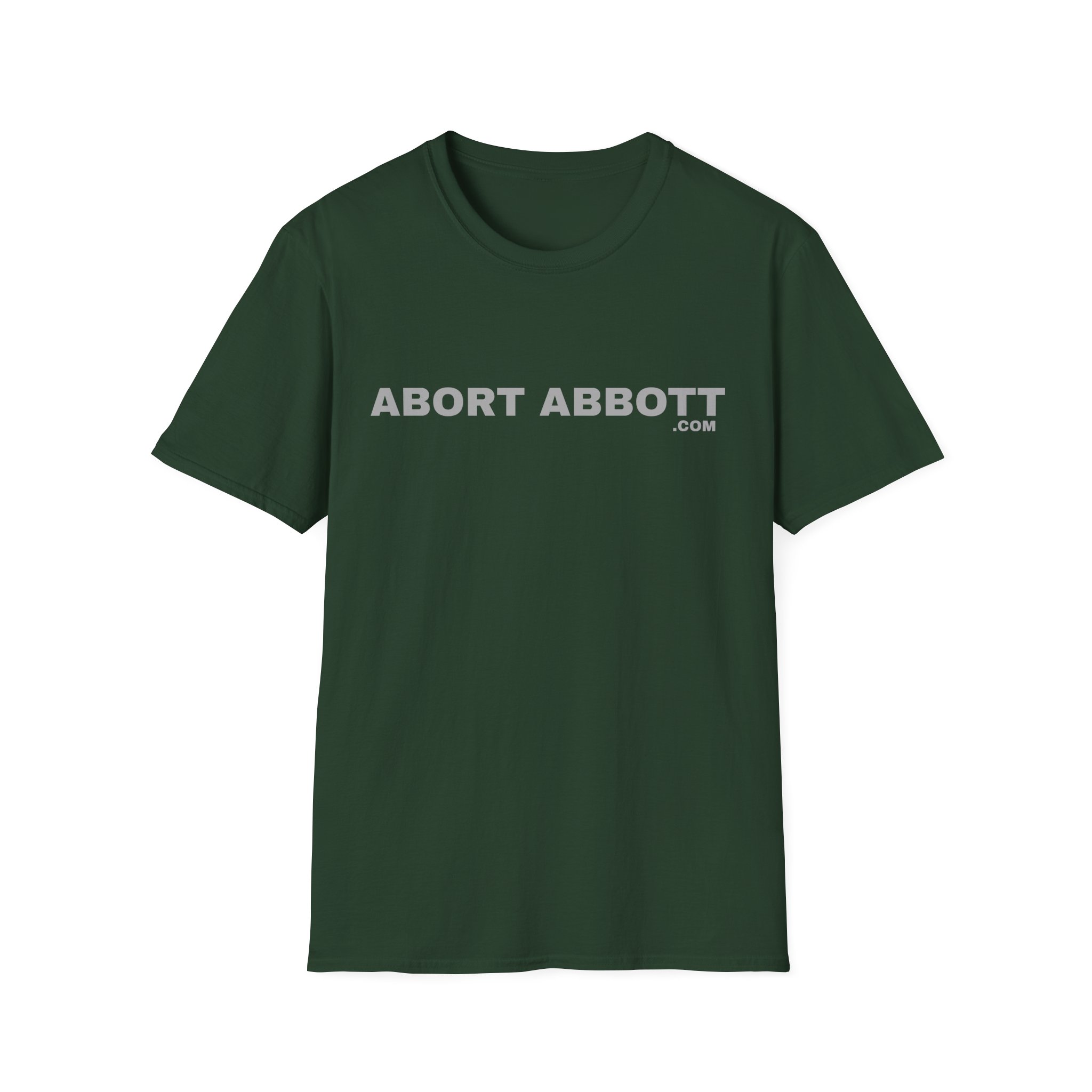 Copy of ABORT ABBOTT - Unisex Softstyle T-Shirt - DARK - Image 19