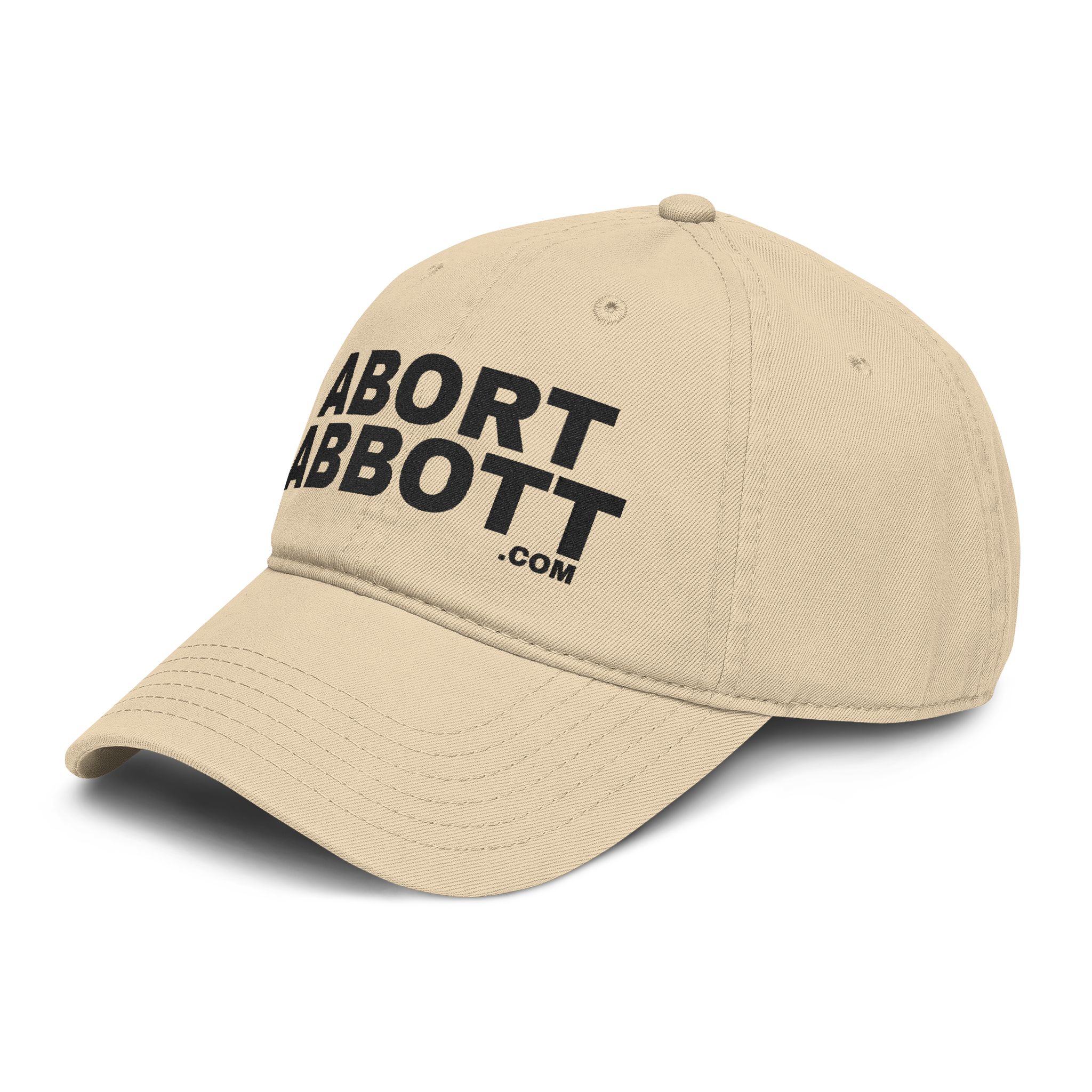 ABORT ABBOTT - Garment Washed Baseball Cap - LIGHT - Image 8