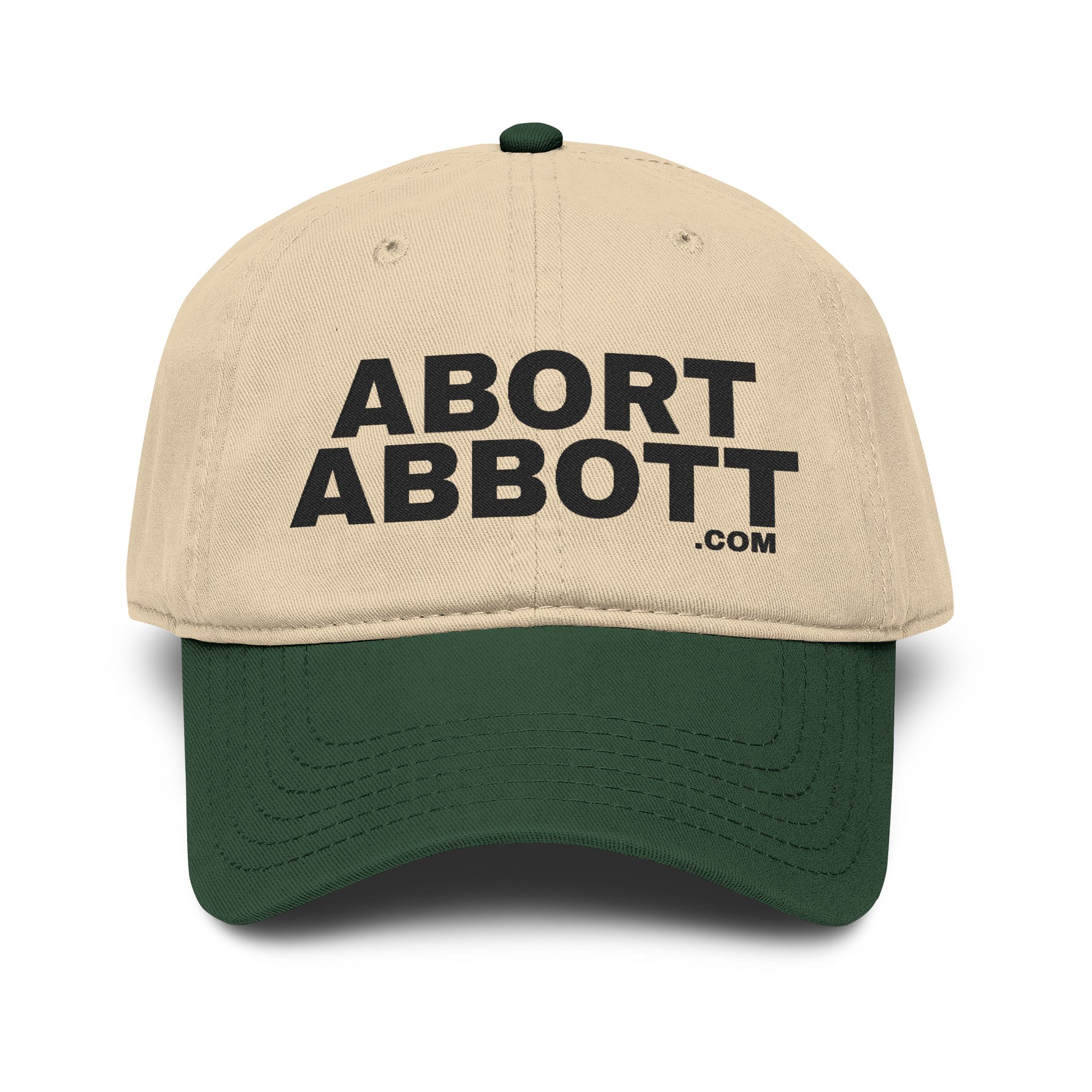 ABORT ABBOTT - Garment Washed Baseball Cap - LIGHT - Image 9