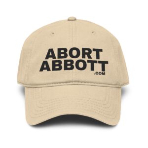 ABORT ABBOTT - Garment Washed Baseball Cap - LIGHT - Image 5