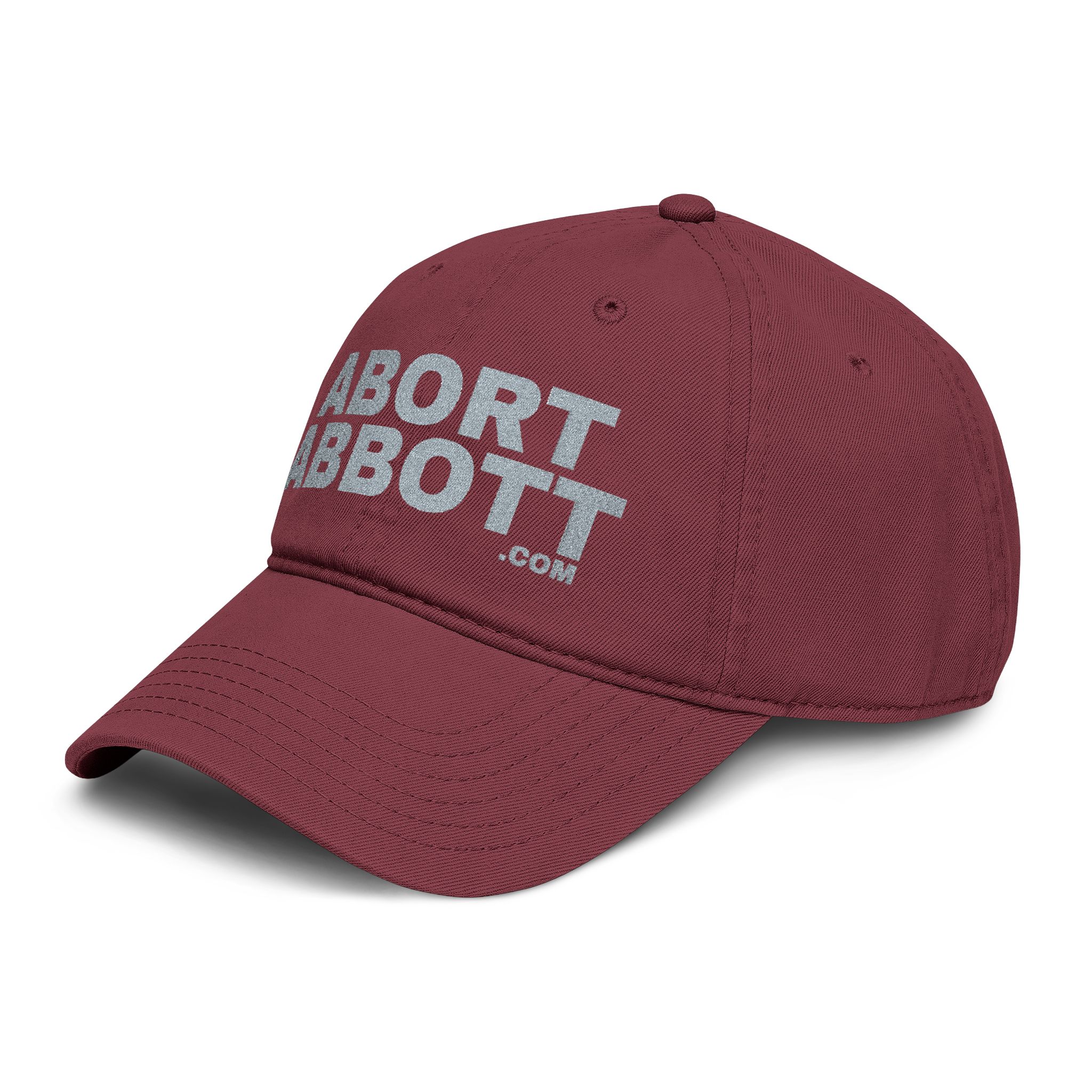 ABORT ABBOTT - Garment Washed Baseball Cap - DARK - Image 12