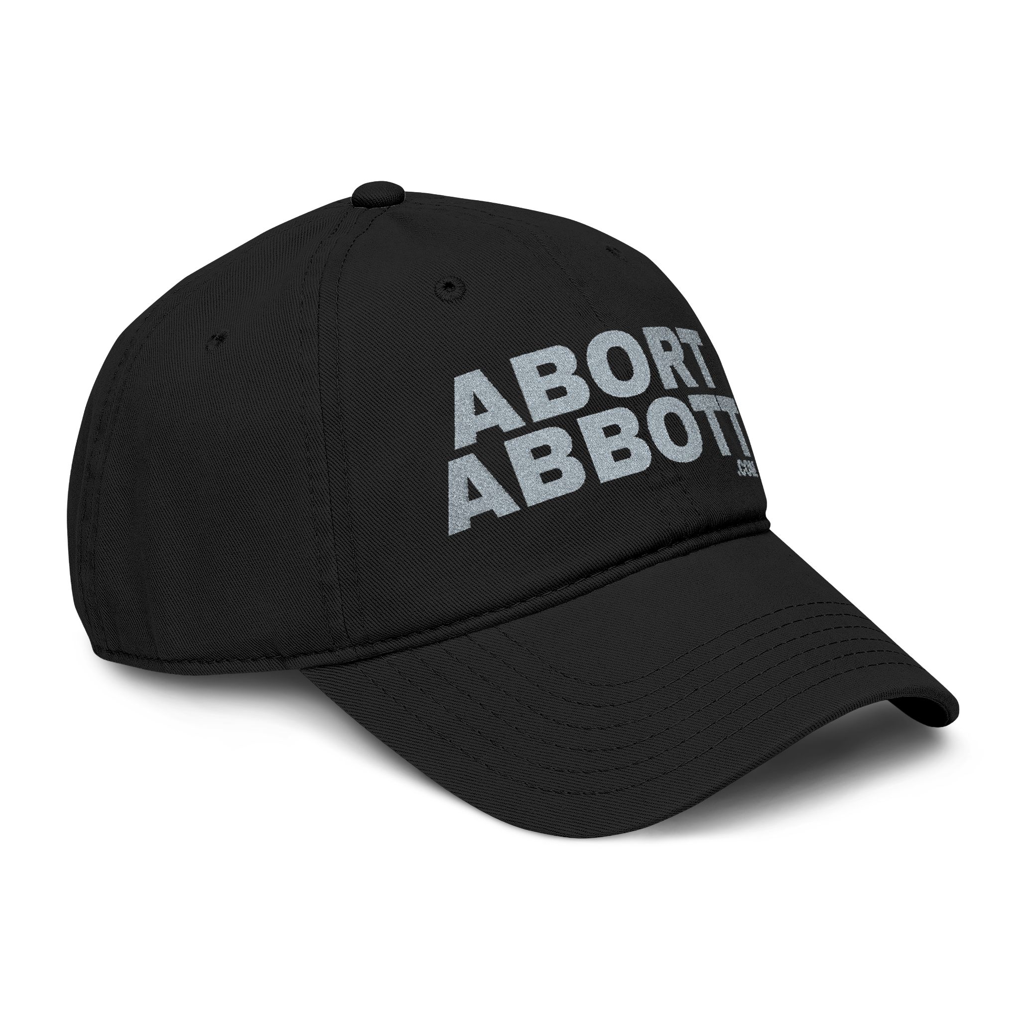 ABORT ABBOTT - Garment Washed Baseball Cap - DARK - Image 3