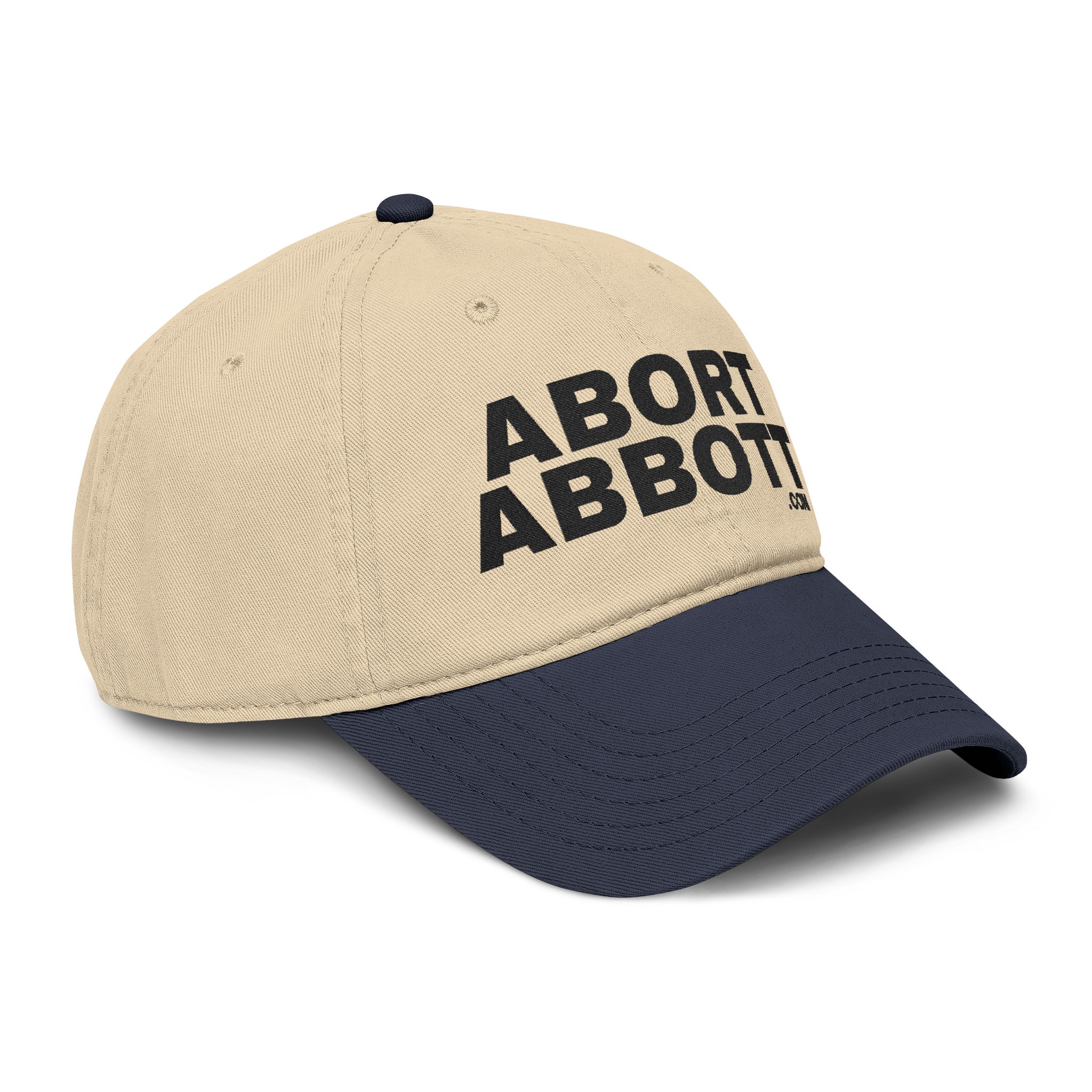 ABORT ABBOTT - Garment Washed Baseball Cap - LIGHT - Image 15